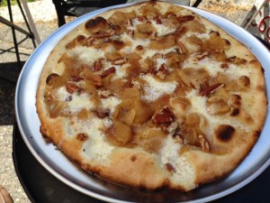pizza with nuts                   